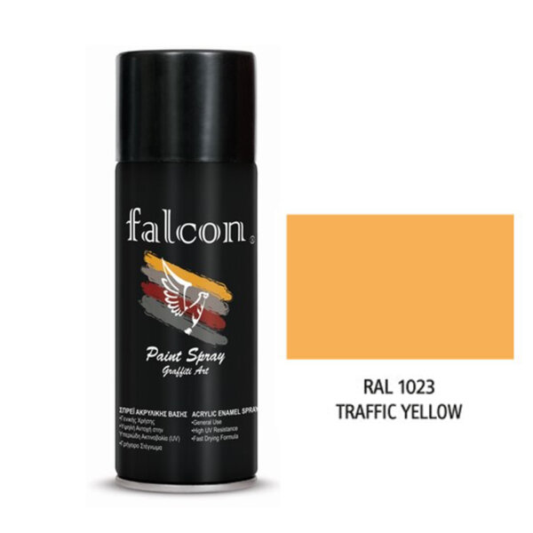 ΣΠΡΕΙ ΚΙΤΡΙΝΟ ''TRAFFIC YELLOW '' RAL 1023 -400ml