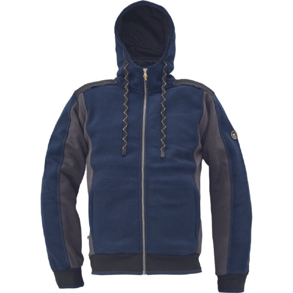 ΖΑΚΕΤΑ ΦΟΥΤΕΡ ΜΕ ΚΟΥΚΟΥΛΑ-HOODIE DAYBORO ΜΠΛΕ 55%poly-45%cott, 340 g/m² 3XL