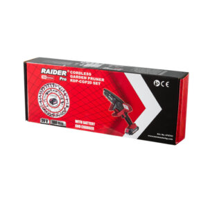 RAIDER R20 Set Αλυσοπρίονο Κλαδευτικό Μπαταρίας 1x2Ah 20V 1,39kg με Λάμα 12cm RDP-CGP20 075731