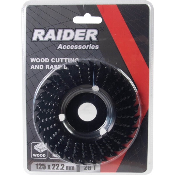 RAIDER ΔΙΣΚΟΣ ΚΟΠΗΣ ΚΑΙ ΛΕΙΑΝΣΗΣ ΚΥΡΤΟΣ 125x22.2mm 28 ΔΟΝΤΙΑ 140145