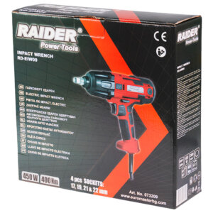 RAIDER Μπουλονόκλειδο 1/2" 450W 400Nm RD-EIW09 073209