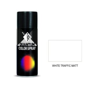 ΣΠΡΕΙ ΑΣΠΡΟ ΜΑΤ ''WHITE TRAFFIC MATT'' QUANTUM RAL 9016 - 400ml