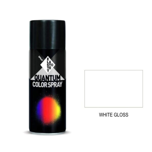 ΣΠΡΕΙ ΑΣΠΡΟ ΓΥΑΛΙΣΤΕΡΟ ''WHITE GLOSS'' QUANTUM RAL 9016 - 400ml