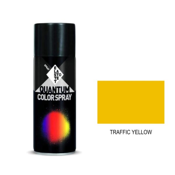 ΣΠΡΕΙ ΚΙΤΡΙΝΟ ''TRAFFIC YELLOW '' QUANTUM RAL 1023 -400ml