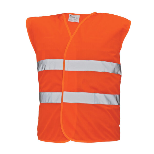 Γιλέκο προστασίας φωσφοριζέ πορτοκαλί + 2XL-5XL