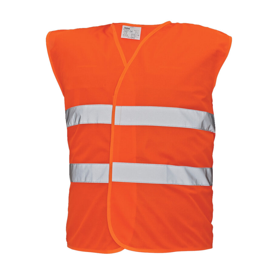 Γιλέκο προστασίας φωσφοριζέ πορτοκαλί + 2XL-5XL