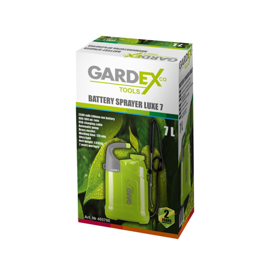 GARDEX Ψεκαστήρας μπαταρίας lithium 7L 405700