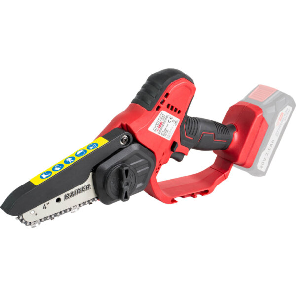 RAIDER R20 Solo Κλαδευτικό αλυσοπρίονο μπαταρίας 20V 1.8kg με λάμα 10cm RDP-GP20 075721